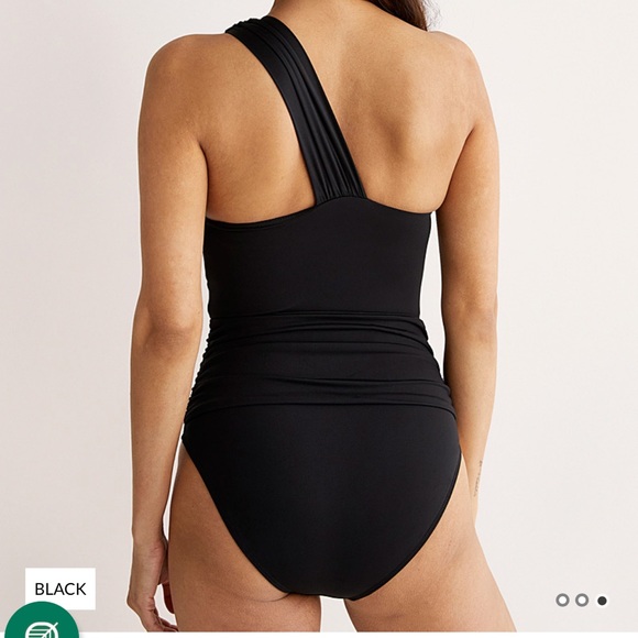 Simons Black Off the Shoulder Ring One Piece NWT - Picture 2 of 2